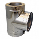 Тройник утепленный (сэндвич) нерж/оцинк D 200/300 1mm