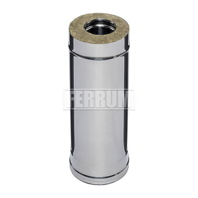 Сэндвич FERRUM 0,5м (430/0,8мм + нерж.) Ф115х200