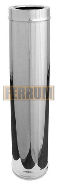 Сэндвич FERRUM 1м (430/0,8мм + нерж.) Ф150х250