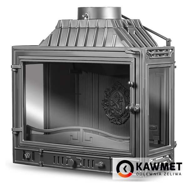 Каминная топка Kaw-Met W4 PLB Dual 14.5 кВт три стекла